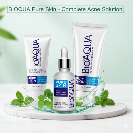 CREMAS BIOAQUA ¡El Trío Perfecto para una Piel Radiante y Saludable!